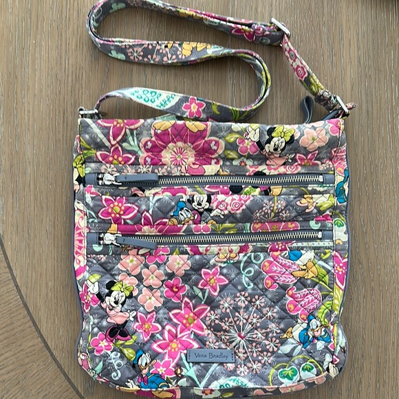 Vera Bradley Handbags - Disney Parks Vera Bradley Mickey and Friends Hipster Bag